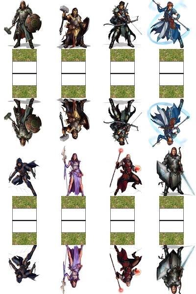 Dungeons And Dragons Printable Miniatures