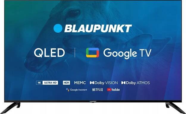 Televize Blaupunkt 55QBG7000S 55" QLED 4K UHD Smart WiFi Google TV DVB-T2
