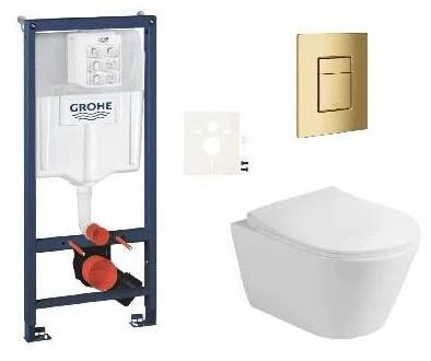 Závěsný wc set do lehkých stěn / předstěnová montáž Glacera Ava SIKOGRSAVASCGL0