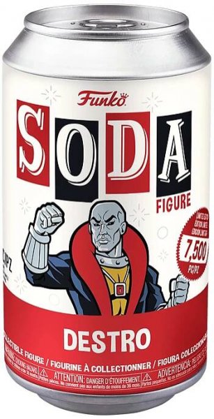 Funko Vinyl Soda: GI Joe - Destro | Vinyl Figures