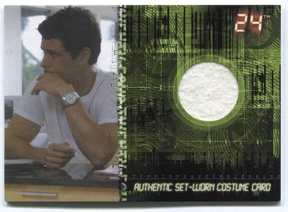24 Twenty Four Season 5 Carlos Bernard/Tony Almeida Costume Card CT1   - TvMovieCards.com