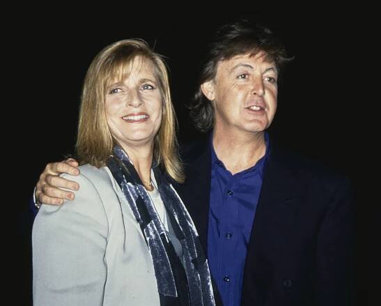 Paul and Linda McCartney in the '90s