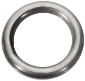 Nerezový sedlářský kroužek V2A Ø kulatiny x vnitřní kroužek: 6 x 40 mm