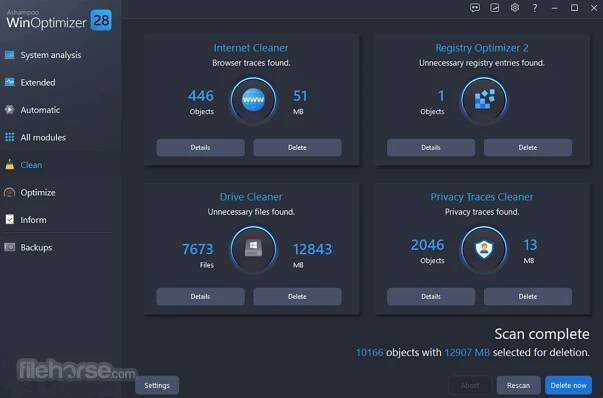 Ashampoo WinOptimizer 28.00.13 Screenshot 3