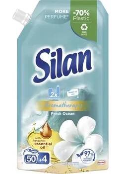 Aviváž Silan Aromatherapy Fresh Ocean koncentrovaná aviváž doypack 54 dávek 594 ml