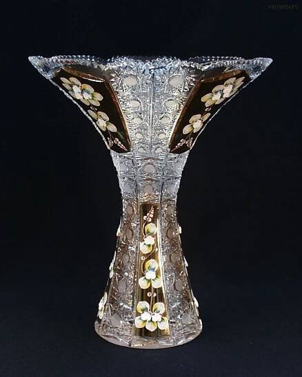 Váza křišťálová broušená 80080/57113/355 35,5cm. tanečnice - Broušené křišťálové vázy | Verner a syn