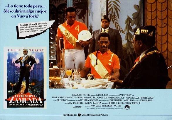 Arsenio Hall, Paul Bates, Eddie Murphy, James Earl Jones - Cesta do Ameriky - Fotosky
