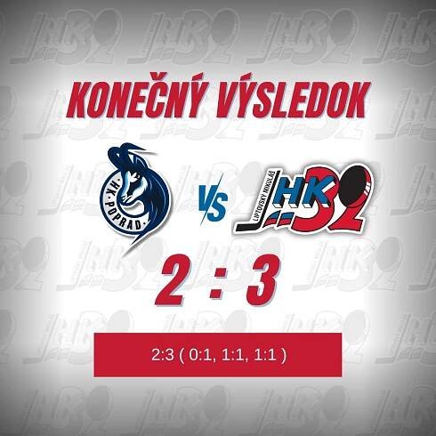 HK Poprad - HK 32 Liptovský Mikuláš 2:3
