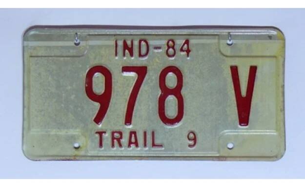 Americká SPZ Indiana
