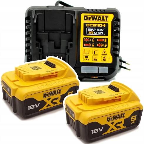 Sada COMBO DeWalt DCK276P2T 18V XR DCD996 DCF887 2x5Ah 205 nm + 95 nm Série 18V XR