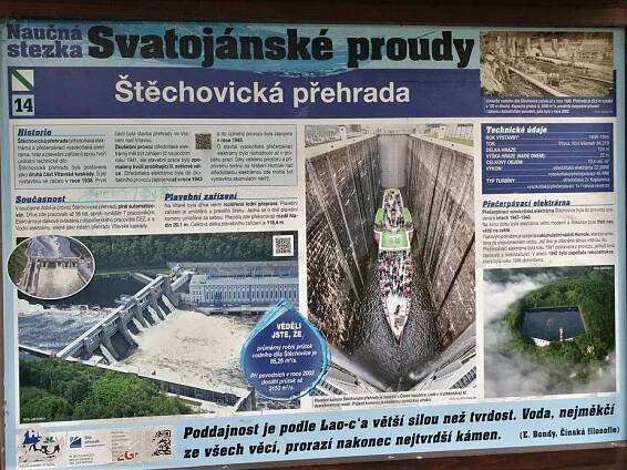 Podél Vltavy směrem k Svatojánským proudům II - naučnou stezkou Svatojánské proudy
