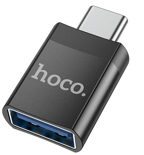 HOCO OTG adaptér z typu C na USB A (samice) UA17 černý