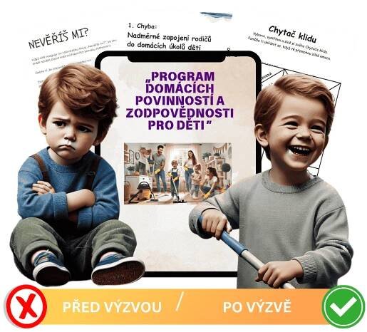 18denní výzva: Program domácích povinností a zodpovědnosti pro děti