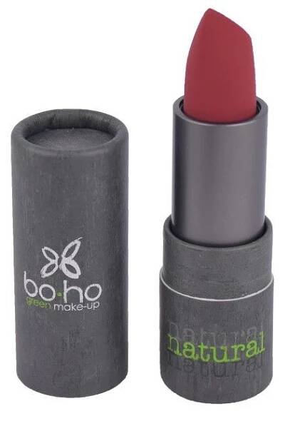 Rtěnka organická Desire - lesklá tmavě korálová BOHO 3,5 ml