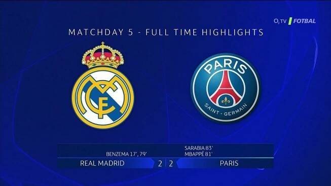 Sestřih utkání LM: Real - PSG - Sport.cz