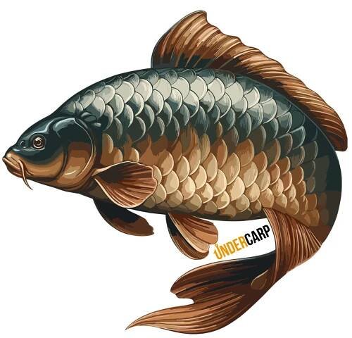 Sticker Carp Fish - sklep karpiowy Undercarp.pl