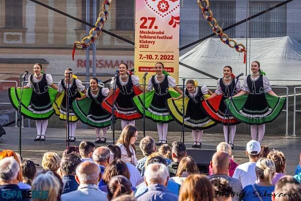MFF Klatovy - vystoupení na Kolonádě