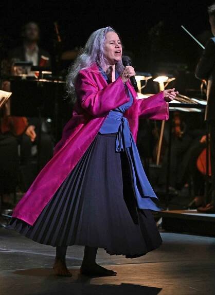 Natalie Merchant performs with South Florida Symphony Orchestra at The Broward Center For The Performing Arts on April 27, 2023 in Fort Lauderdale, Florida.