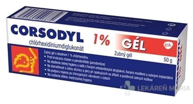 CORSODYL 1% GÉL 50 g