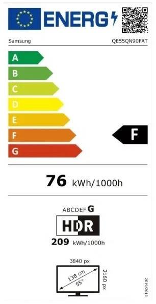 Samsung 4K Neo QLED smart TV QE55QN90F 55" - Televize - Obrázek F4GE000P01