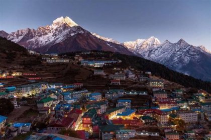 Nepál horské město