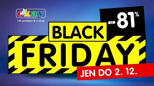 Black Friday v OKAY pokračuje!