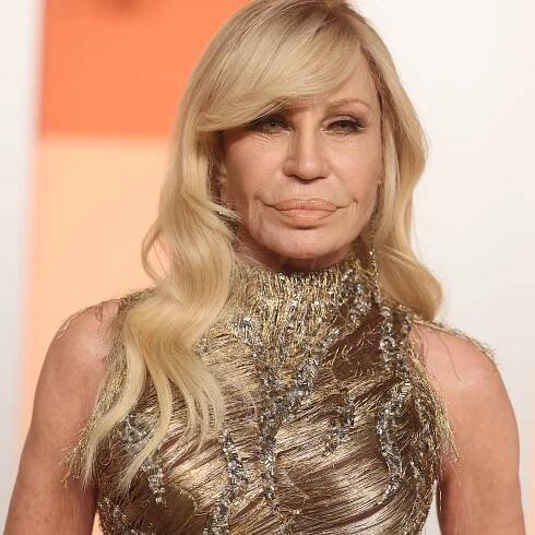Donatella Versace in March 2025
