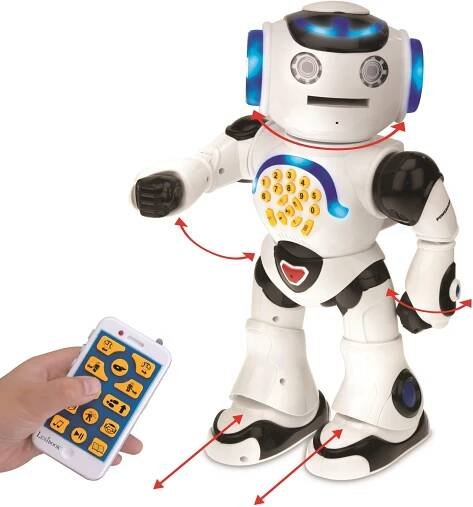 Lexibook Mluvící robot Powerman Interactive se světelnými efekty dálkové ovládání