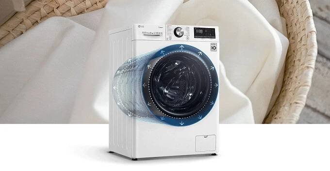 Set pračka a sušička LG FA49V5VW1W + LG RC91V5AV6N