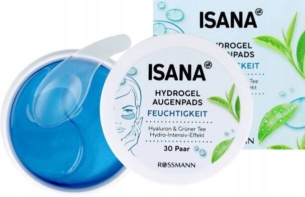 ISANA HYDROGEL AUGENPADS HYDROGELOVÉ NÁPLASTI POD OČI 30 párů