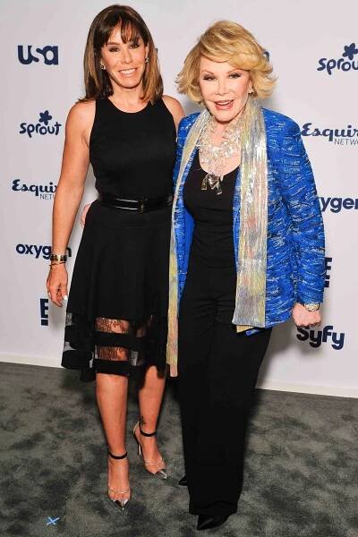 Joan Rivers and daughter Melissa Rivers 
