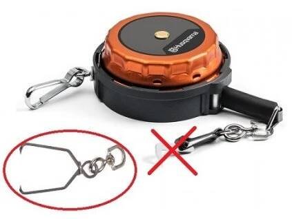 Měřící pásmo s háčkem 15 m PVC HUSQVARNA