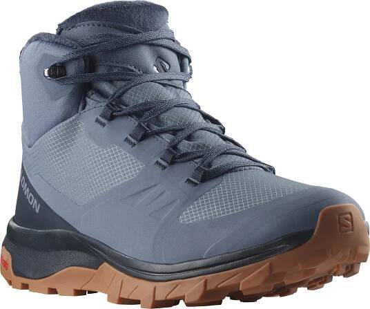 Pánské zimní boty Salomon OUTsnap CSWP M L47289800 - bering sea/carbon gum8 - Sportovna