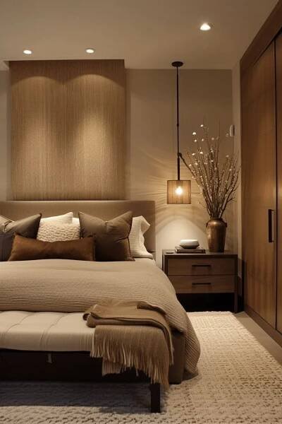37+ Earthy Modern Bedroom Ideas | Home Decor | Pinterest