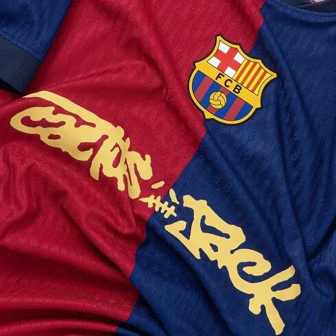 FC Barcelona x Cactus Jack Limited Edition Home Kit - Premium Quality Jersey at FootballPrestige.com