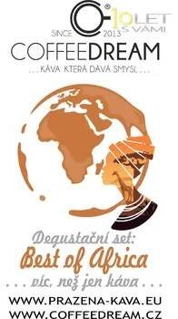 Káva COFFEEDREAM | DEGUSTAČNÍ MENU KÁVY AFRIKA - běžný třívrstvý sáček / Velmi jemné mletí - džezva Menu DMAO4