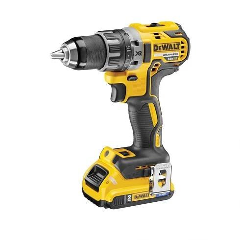 AKU vrtací šroubovák DCD791P2 18V XR Li-Ion, 70Nm, 2x18V / 2,0Ah, kufr
