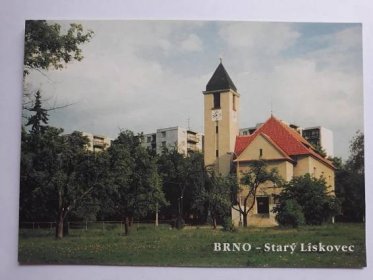 Brno - Starý Lískovec - pohled. VF - Pohlednice místopis