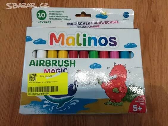 Foukací fixy Malinos - 10ks