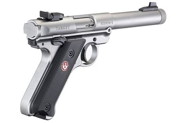 Pistole Ruger MK IV Stainless, 22 LR, se závitem