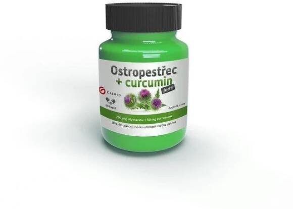 Ostropestřec forte + curcumin Galmed
