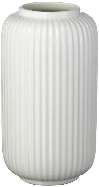 KERAMICKÁ VÁZA BÍLÁ STILERN 22 CM IKEA