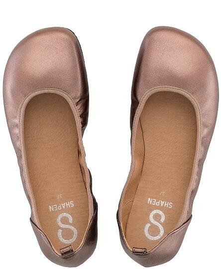 Barefoot baleríny TULIP 3.0 Bronze | SHAPEN barefoot