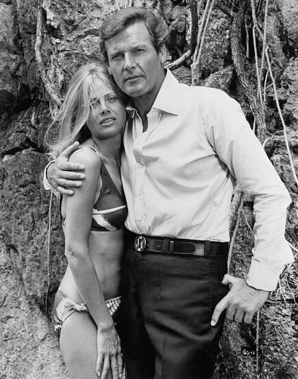 Britt Ekland And Roger Moore In 'The Man With The Golden Gun'