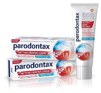 PARODONTAX Zubní pasta Fresh Mint Aktivní obnova dásní 2 x 75 ml