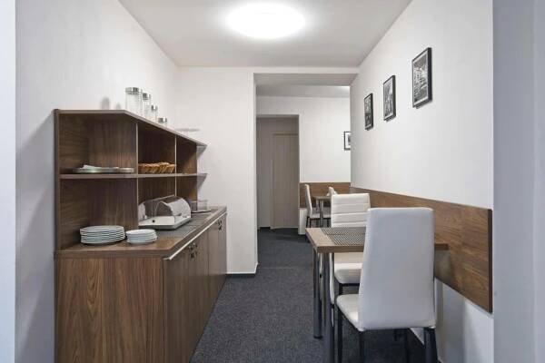 Kitchen o kitchenette sa AV Penzion