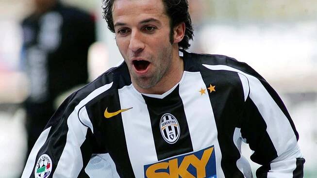 Legendary Team Captain Alessandro Del Piero in Action Wallpaper