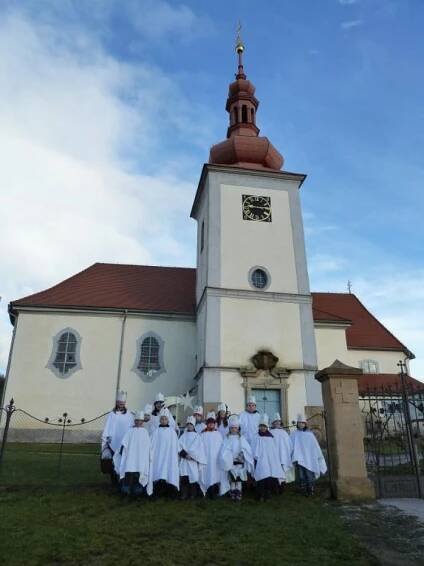 Tříkrálová sbírka 5.1.2013 - Obec Holovousy