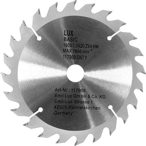 LUX Pilový kotouč z tvrdokovu pr. 160 mm nakoupit u OBI