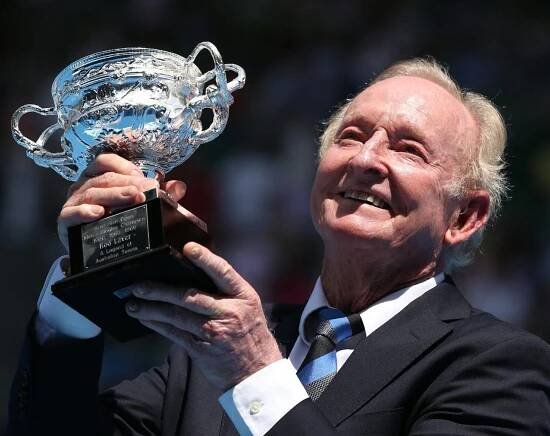 "Rod Laver at the 2016 Australian Open" Wallpaper